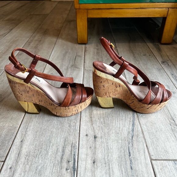 Miu Miu platforms. Size 7.5 - Picture 1 of 8